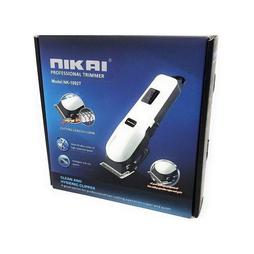 product_image_name-Nikai-Professional Rechargable Haircut Clipper Cordless With Over 3hours Battery - White-4