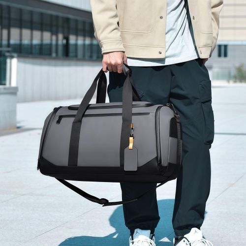 product_image_name-Generic-Men's Business Travel Bag Crossbody Sports Training Fitness Bag Dry Wet Separation Handbag Travel Duffel Bag Lace Shoe Box Waterproof Sports Bag Custom Logo Gym Weekend Bag-2