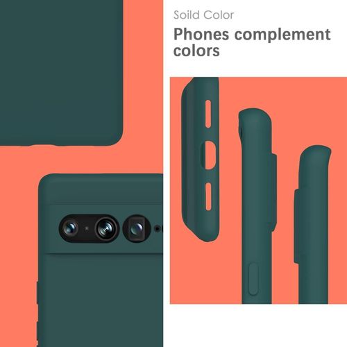 product_image_name-Generic-Google Pixel 7, 7a, 7 Pro SIlicone Case-Green-3