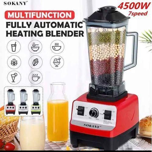 product_image_name-Sokany-Commercial Blender Heavy Duty Smoothies Fruits & Ice Crusher 2 Litres- Red, White-1