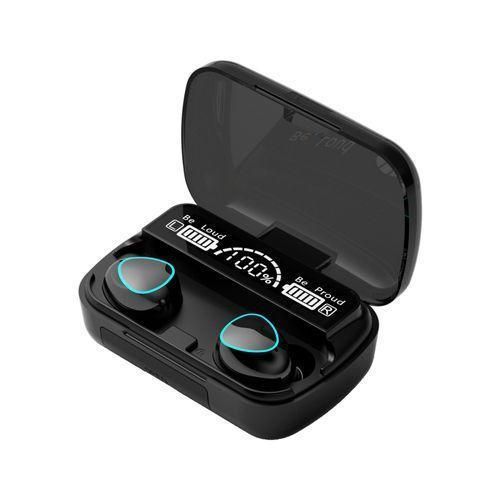 product_image_name-Generic- Wireless Bluetooth Earphone Touch LED Stereo Audio Black-1