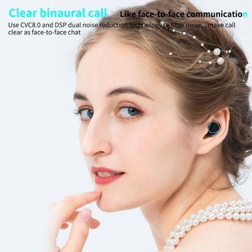 product_image_name-Generic- Wireless Bluetooth Earphone Touch LED Stereo Audio Black-2