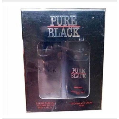 product_image_name-Generic-Pure Black A Bundle Of Perfume And It's Roll On For Men-1