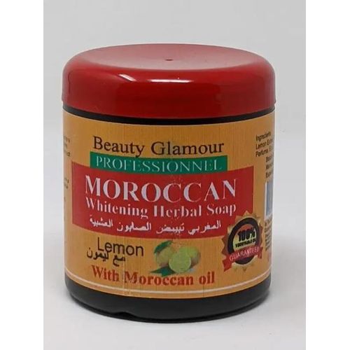 product_image_name-Generic-Beauty Glamour Moroccan Whitening Herbal Black Soap with Lemon-1