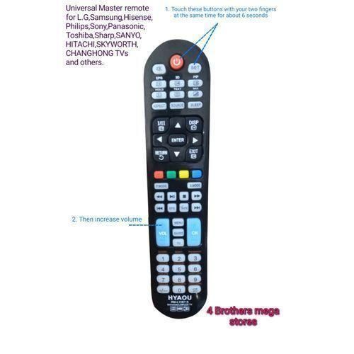 product_image_name-Generic-Universal Remote For Both Smart & Non Smart LED/LCD TVs - Black-3