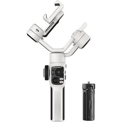 product_image_name-Zhiyun-Smooth 5 Combo Phone Gimbal, 3-Axis Handheld Smartphone Stabilizer With Grip Tripod, Magnetic Fill Light, AI Face Tracking For IPhone Android FiLMiC Pro- Black , White-4