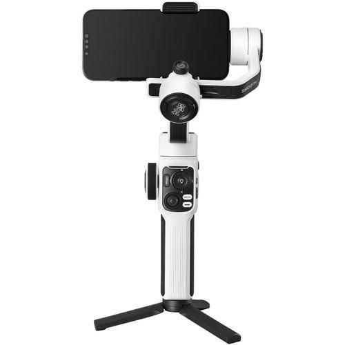product_image_name-Zhiyun-Smooth 5 Combo Phone Gimbal, 3-Axis Handheld Smartphone Stabilizer With Grip Tripod, Magnetic Fill Light, AI Face Tracking For IPhone Android FiLMiC Pro- Black , White-7