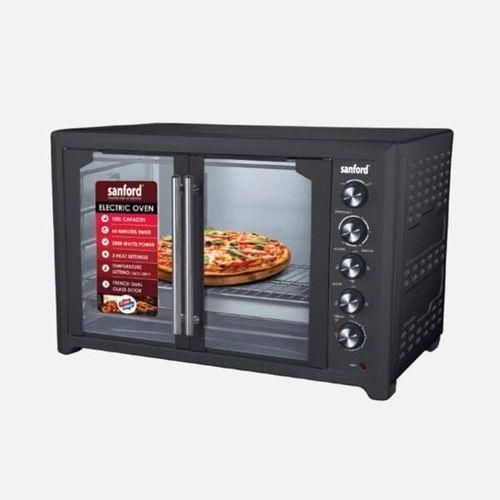 product_image_name-Sanford-100 Litres Double Glass Door Electric Oven Grill Toaster - Grey-2