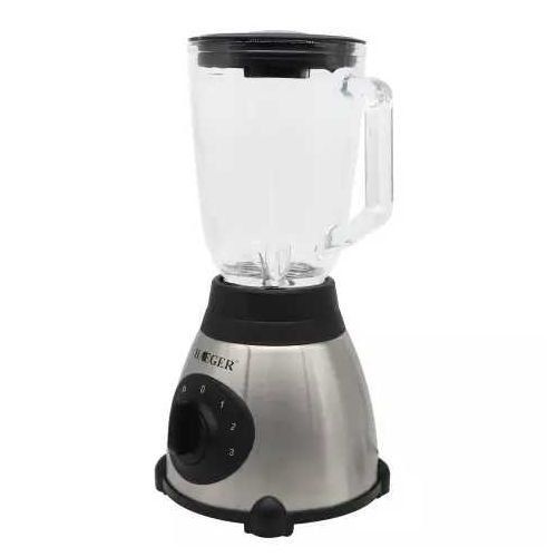 Shop Glass Electronic Blender, 1.5Litre Silver Jumia Uganda
