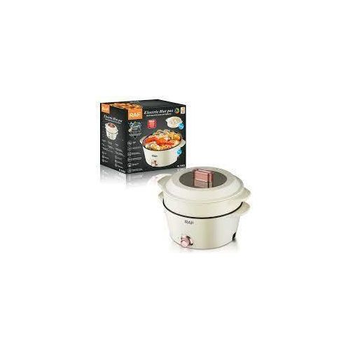 product_image_name-RAF-7 Plus 5 Litres Multipurpose Non-Stick Electric Hot Pot Stew Steamer Saucepan Frying Pan Cooker - Cream-2