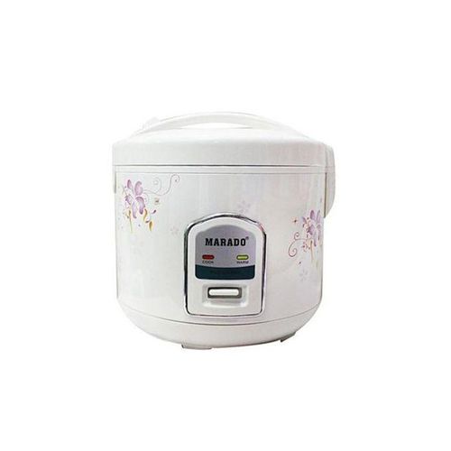 product_image_name-Marado-ELectric Rice Cooker - 2L - White, Black-2