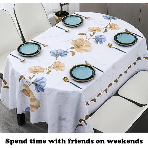product_image_name-Generic-Rectangle Decorative Tablecloth,Table Cover,Msticker Tablecloth 137xcm,x183cm Table Cloth for Kitchen,Dust-Proof Foldable Soft, for Outdoor, Picnic, Camping, Party, Kitchen, Dining Room -2