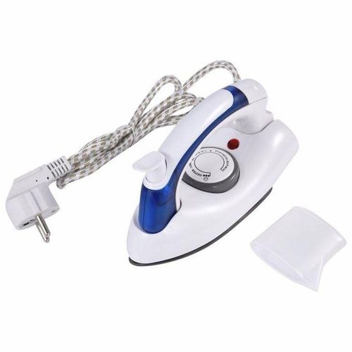 product_image_name-Generic-Mini Foldable Travel Steam Flat Iron Box - White,Blue.-5