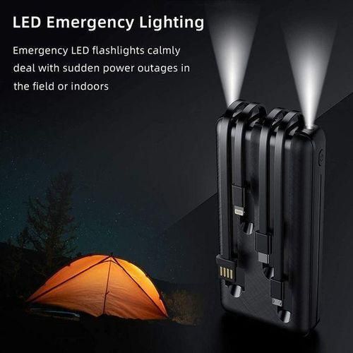 product_image_name-Original-Portable 10000mah Power Bank Ultra High Capacity With Inbuilt Cables (Type-C, Micro, Lightening And USB)Fast Charging PowerBank-2