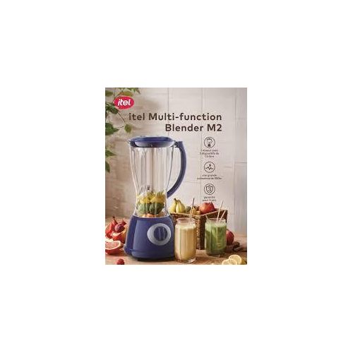 product_image_name-Itel-Multi-Function Blender M2 – 350W Pure Copper Motor, 1.5L Jar, 2-in-1 Blender & Grinder-1