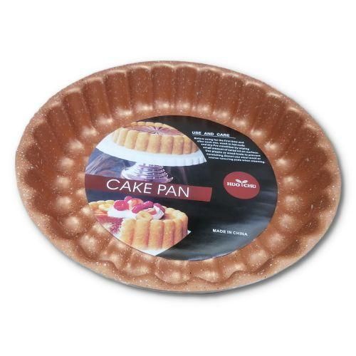 product_image_name-Generic-2Pc  Decorative Nonstick Angel Baking Food Pie Cake Pan 28 & 30Cm, Copper.-3
