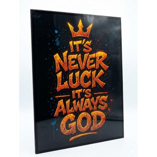 product_image_name-Generic-Artistic Typography Displaying a Motivational Message Wall Art Piece. - A3 size. -1
