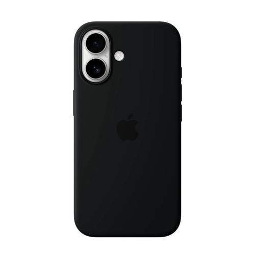 product_image_name-Generic-iPhone 16 Case - Slim Liquid Silicone Shockproof Cover - Black-1