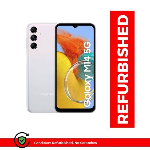 product_image_name-Samsung-Galaxy M14 - 6.6" 4GB RAM 64GB 64MP 6000mAh - White (REFURB)-1