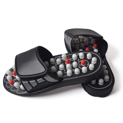 product_image_name-Generic-Acupressure Massage Slippers - black-1