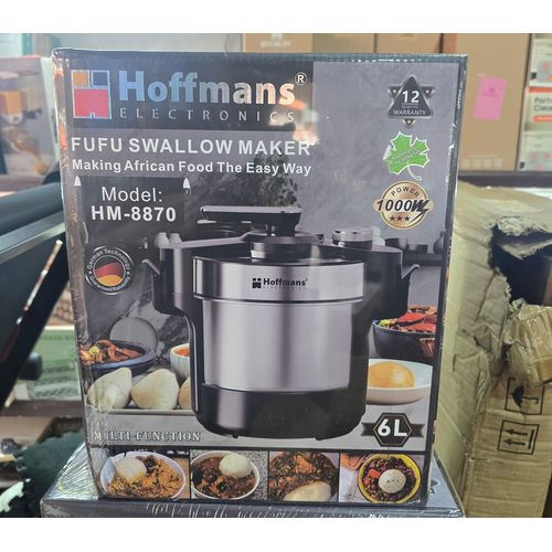 product_image_name-Hoffmans-6L Electric Ugali/Posho Cooker - Red Or Black -2