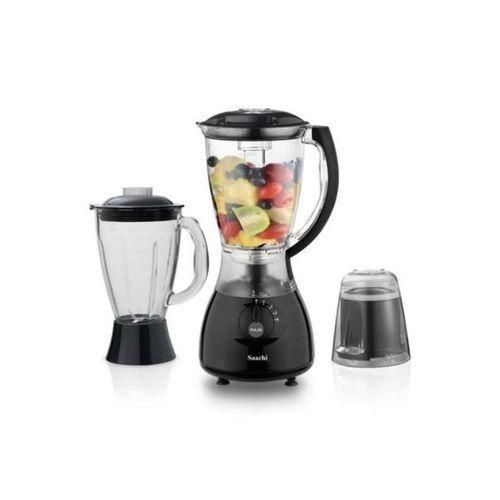 product_image_name-Saachi- 2 Jars Blender + Grinder, Auto -1.5 litres NL-BL-4361- Black-1