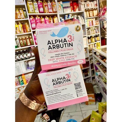 product_image_name-Generic-Alpha Arbutin 3+ Plus Deep White Essence Collagen Cream by Precious Skin Thailand 100g-1