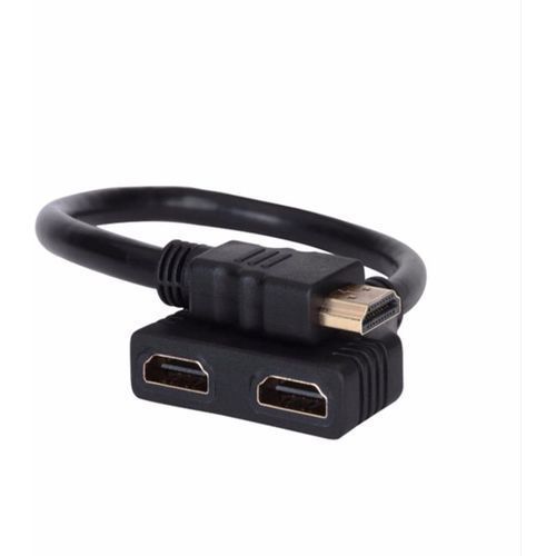 product_image_name-Generic-1080P HDMI Male to Dual HDMI Female 1 to 2 Way Splitter Cable Adapter - Black-7