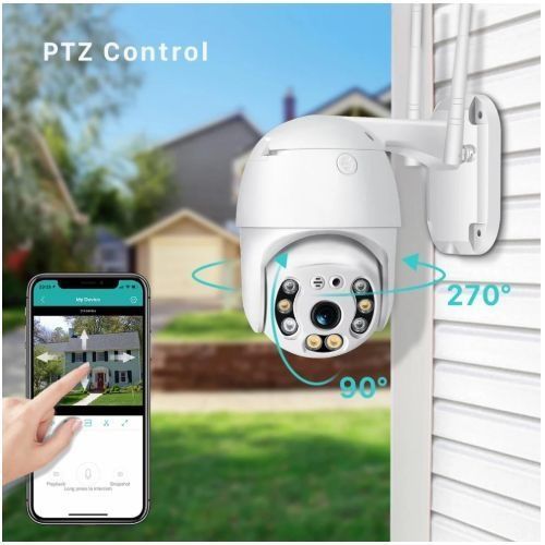 Shop Surveillance Camera - IP - WiFi - 2MP - 1080P - CCTV IR - White ...