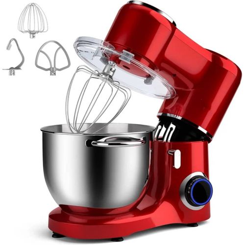 product_image_name-AVINAS-8 Litres Stand Mixer 1500W Cake Mixer Electric Kitchen Food Mixer with Stainless Steel Bowl, Beater, Dough Hook, Whisk for Baking, Dishwasher Safe- Multicolor-1