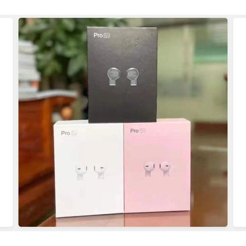 product_image_name-Air-PRO 5S Bluetooth 5.0 Wireless Quality Earbuds With Noise Cancellation in White - Buy Now-2