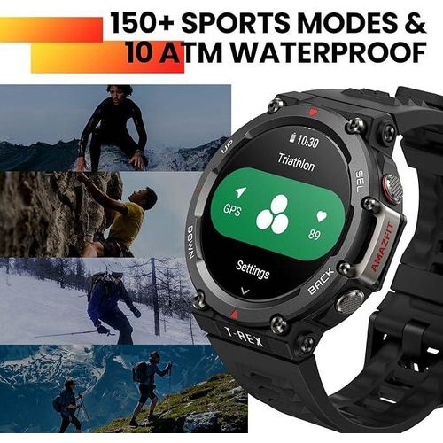 product_image_name-Generic-Amazfit T-Rex 2 Rugged Outdoor GPS Smartwatch - Multicolor-4
