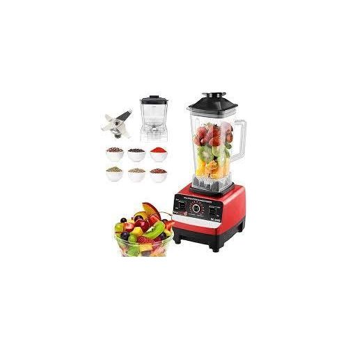 product_image_name-SilverCrest-4L 4500W Powerful Commercial Blender - Red-6