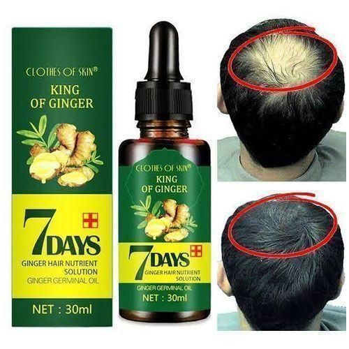 product_image_name-Clothes Of Skin-7Days Bald Head Hair Restoration Ginger Germinal Oil - 30mls-1