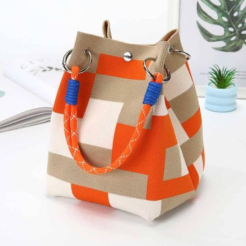 product_image_name-Other-1 PC Korean Style Knitted Bucket Bag in different colours -4