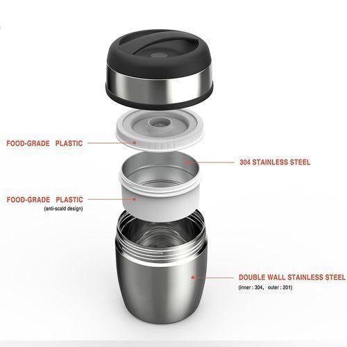 product_image_name-Regal-Food Flask Travel Container Double Wall 3L - Multicolor-4