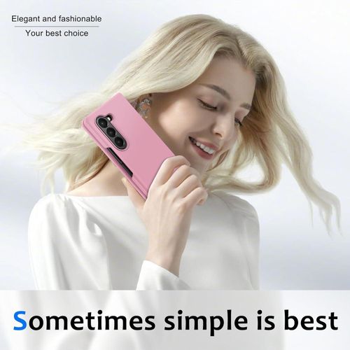 product_image_name-Generic-Samsung Galaxy Z Fold 7 Silicone Case - Pink-2