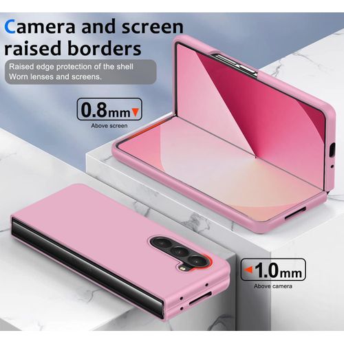 product_image_name-Generic-Samsung Galaxy Z Fold 7 Silicone Case - Pink-4