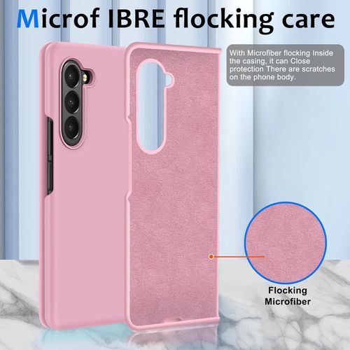 product_image_name-Generic-Samsung Galaxy Z Fold 7 Silicone Case - Pink-5