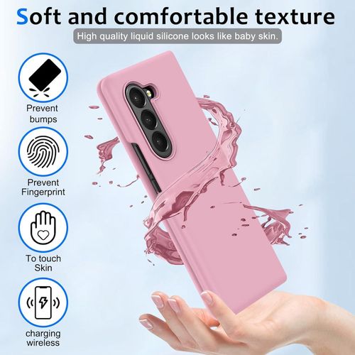 product_image_name-Generic-Samsung Galaxy Z Fold 7 Silicone Case - Pink-6