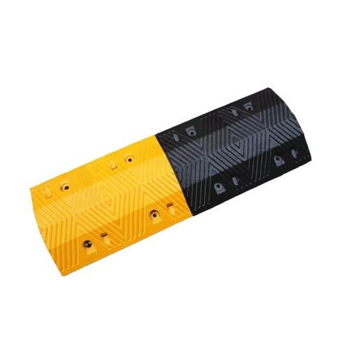 product_image_name-Generic-modular rubber speed bump designed for traffic calming on roads and in parking lots. -3