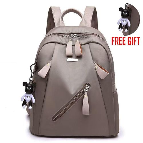 product_image_name-Bekia-With toy bear! Mini sized backpack small carry on bag women's handbag fashionable classic commuting bag travel bag-1