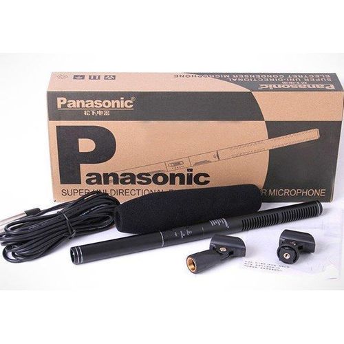 product_image_name-Generic-Professional Super Uni-Directional Electret Condenser Microphone Boom  For Mobile Phone, DSLR Cameras- Black-2