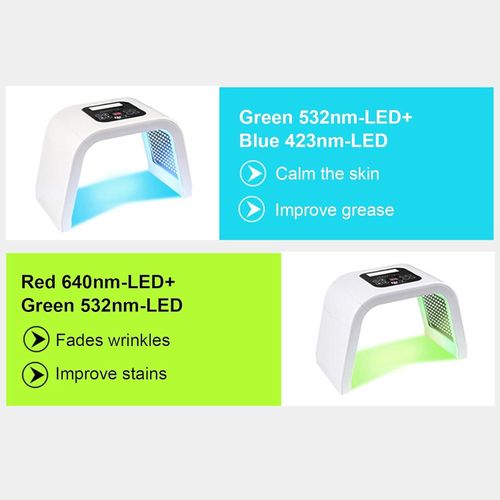 product_image_name-Generic-7 Colours LED Mask Skin Care Machine, Light Beauty Lamp Rejuvenation Mask Device Professional Comedo Treatment Skin Wrinkle Removal Face Body Care Tools.-5