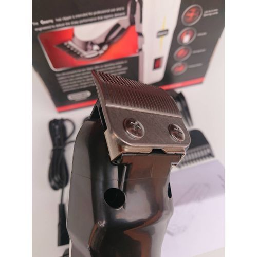 product_image_name-Geemy-Rechargeable Cordless Shaving Machine With Battery Indicator - White/Black-8