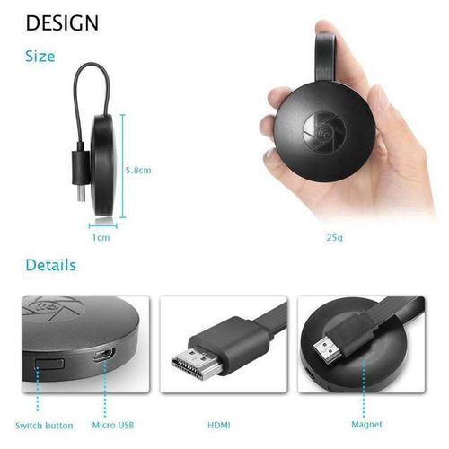 product_image_name-Generic-Chromecast 4K Wireless TV Streaming Device - Black-5
