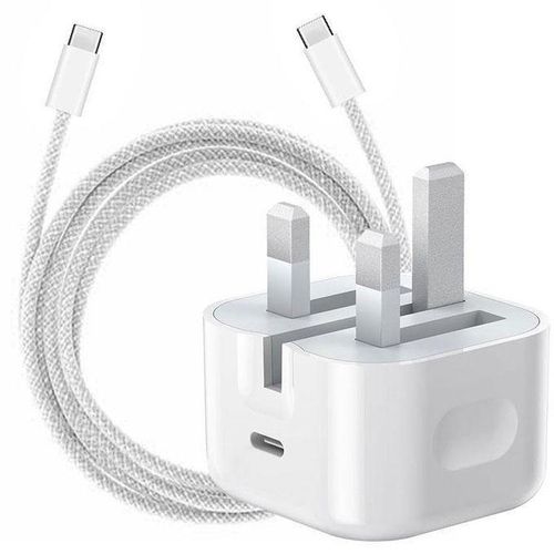 product_image_name-Generic-35W USB-C PD Fast Charger for iPhone 16 / 15 Series with 3.28ft Type-C Cable Super Fast Charger - White-1