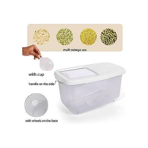 product_image_name-Generic-15Kg Rice Bucket/Beans/Flour/Cereal Storage Box Container - Multicolor-4