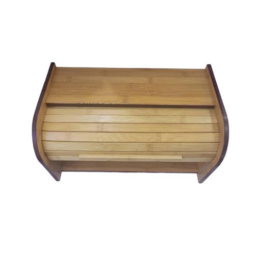 product_image_name-Generic-Wooden Bamboo Storage Bread Bin Container - Brown-1