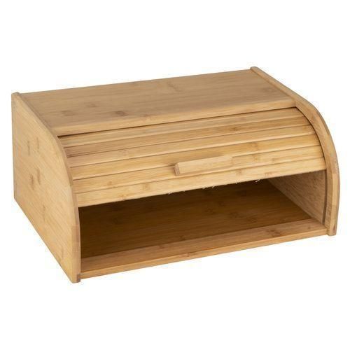 product_image_name-Generic-Wooden Bamboo Storage Bread Bin Container - Brown-2